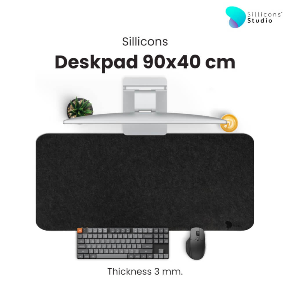  แผ่นรองเมาส์ สักกะหลาด Sillicons Desk pad size90x40 (รับประกันสินค้า 7 วัน)